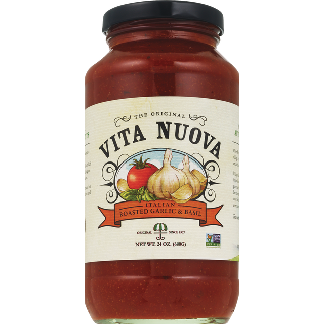 slide 1 of 1, Vita Nuova Garlic & Basil 24 Oz, 1 ct