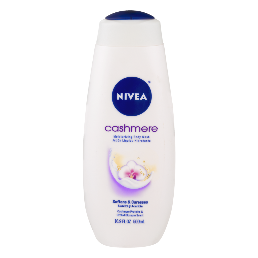 slide 1 of 1, Nivea Moisturizing Body Wash Touch Of Cashmere, 16.9 oz