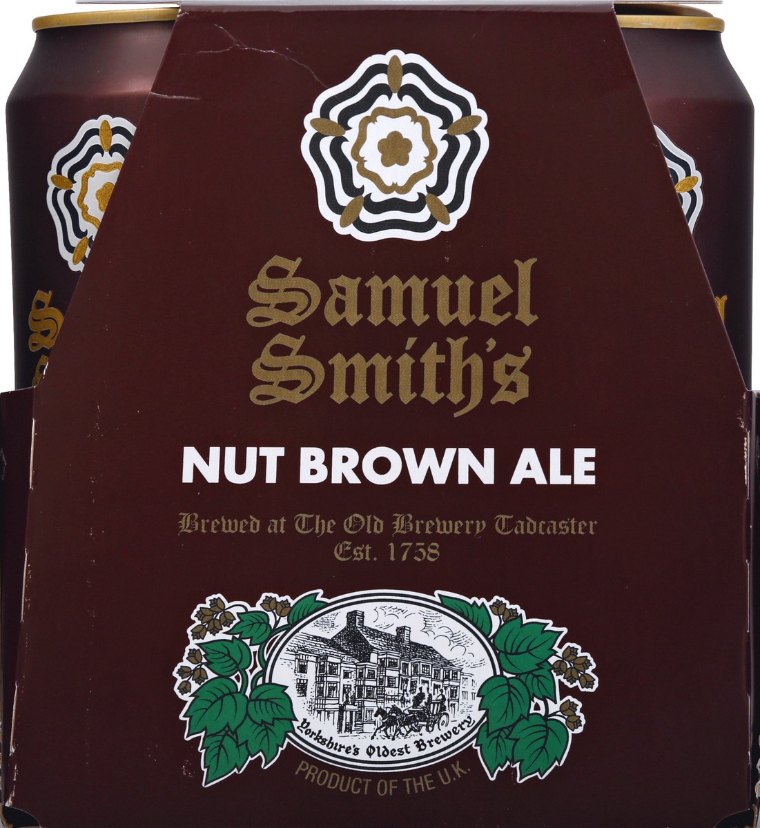 slide 1 of 1, Samuel Smiths Nut Brown Ale Beer 4 ea, 4 ct; 14.9 oz