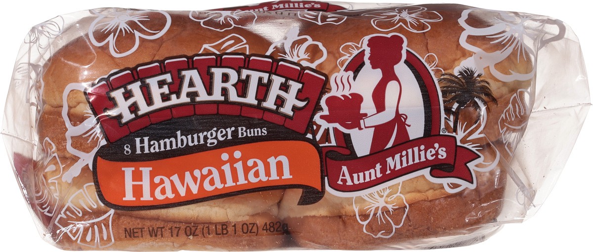 slide 3 of 9, Aunt Millie's Hearth Hawaiian Hamburger Buns 8 Ct, 8 ct