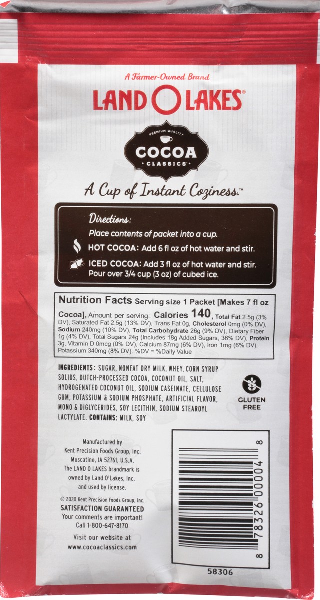 slide 5 of 9, Land O'Lakes Land O' Lakes Choc Raspberry Hot Cocoa Mix, 1.25 oz