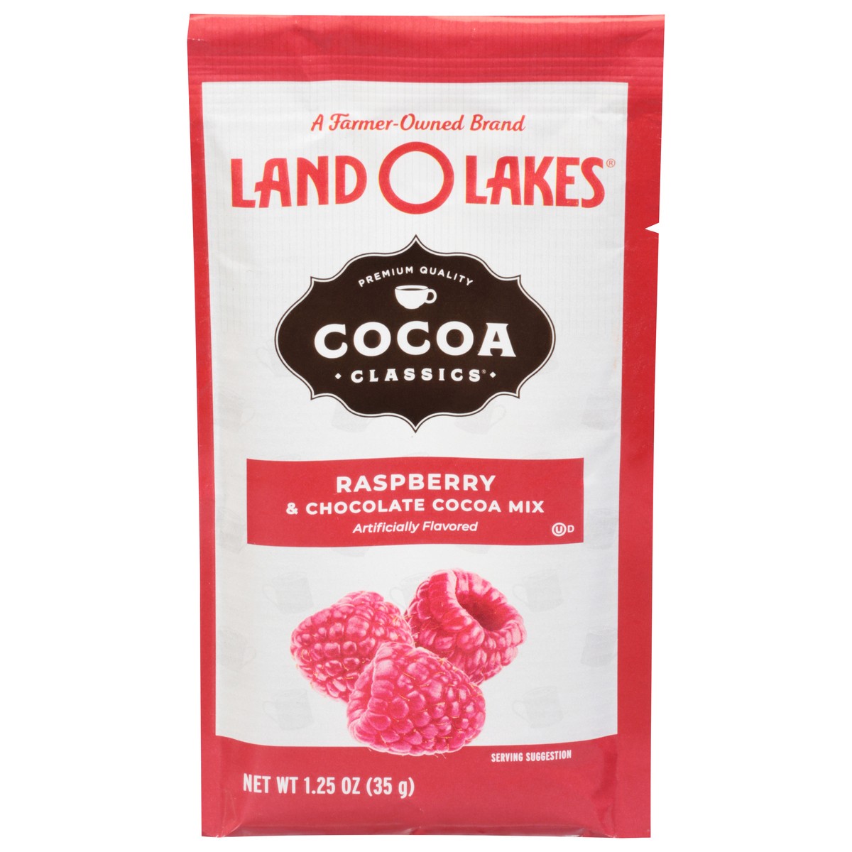 slide 1 of 9, Land O'Lakes Land O' Lakes Choc Raspberry Hot Cocoa Mix, 1.25 oz