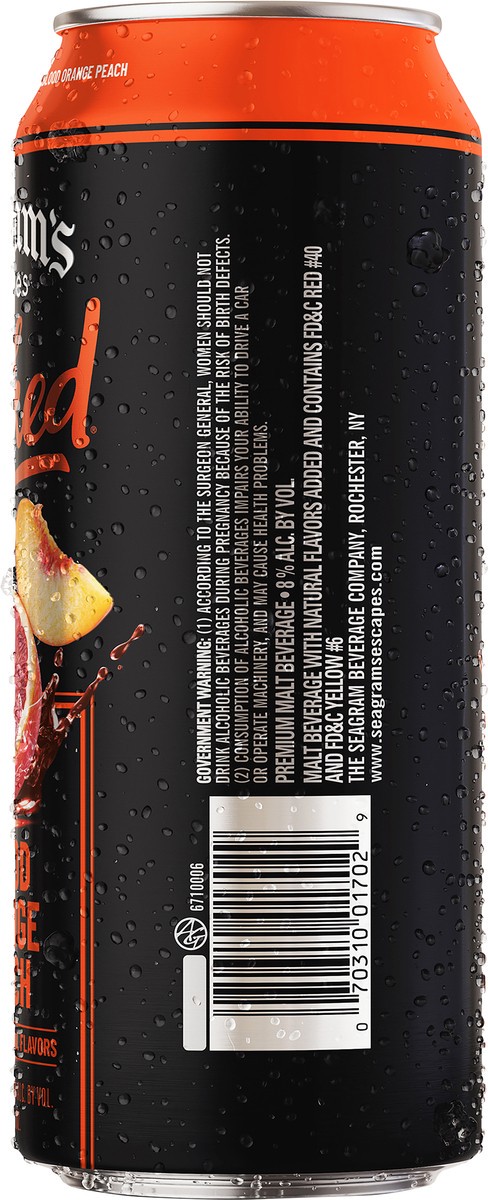 slide 3 of 3, Seagram's Spiked Blood Orange Peach - 23.5oz, 23.5 fl oz