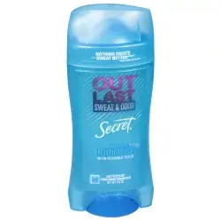 Secret Outlast Invisible Solid Antiperspirant Deodorant for Women, Completely Clean Scent, 2.6 oz