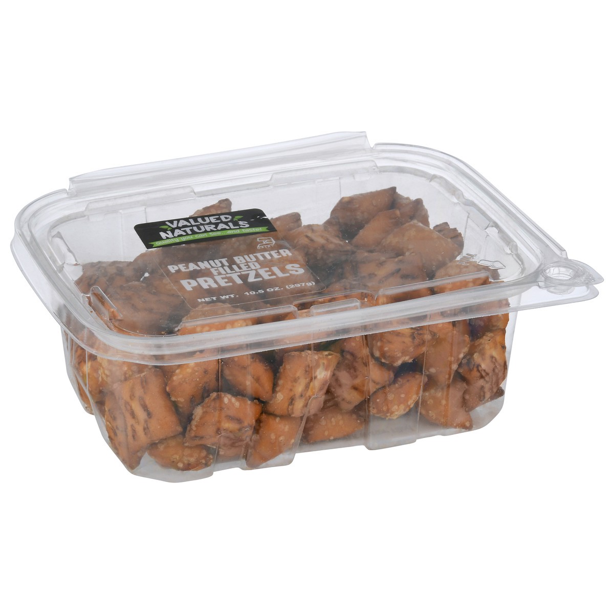 slide 8 of 14, Valued Naturals Peanut Butter Filled Pretzels - 10.5 oz, 10.5 oz