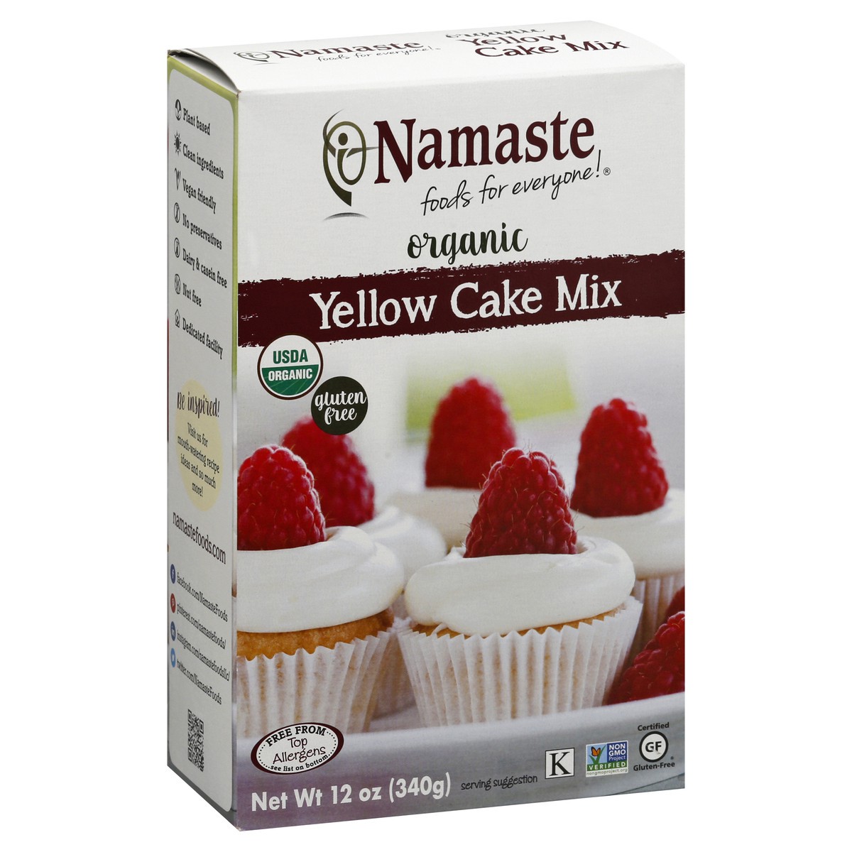 slide 9 of 9, Namaste Foods Organic Cake Mix 12 oz, 12 oz