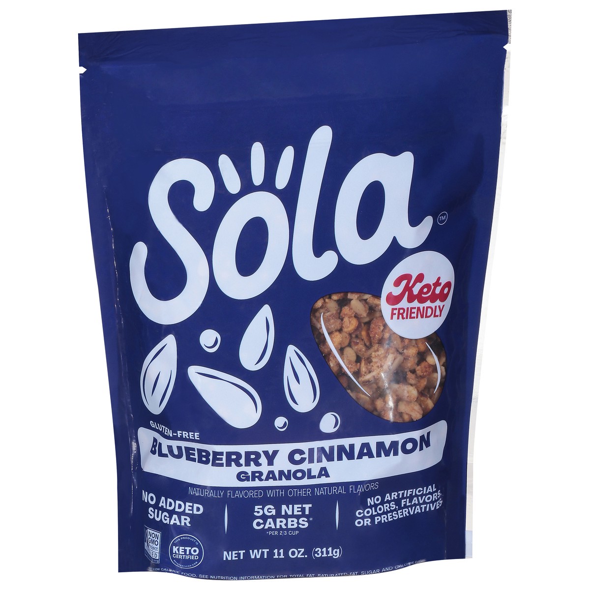 slide 2 of 9, Sola Blueberry Cinnamon Granola, 11 oz