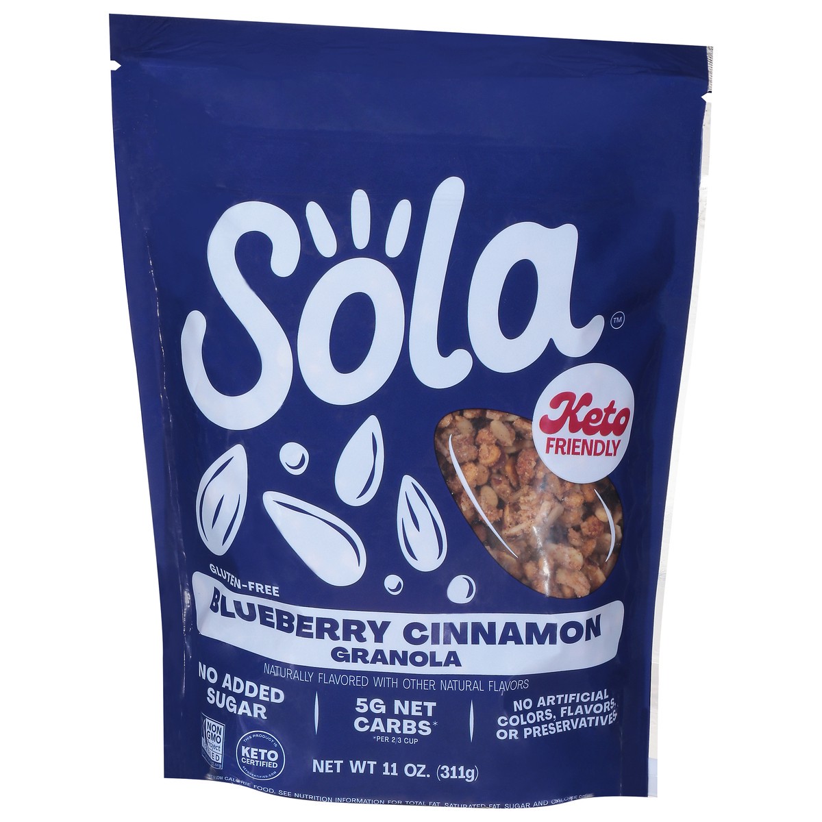 slide 3 of 9, Sola Blueberry Cinnamon Granola, 11 oz