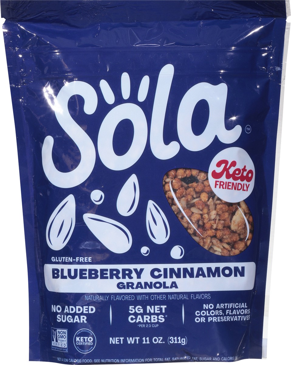 slide 6 of 9, Sola Blueberry Cinnamon Granola, 11 oz