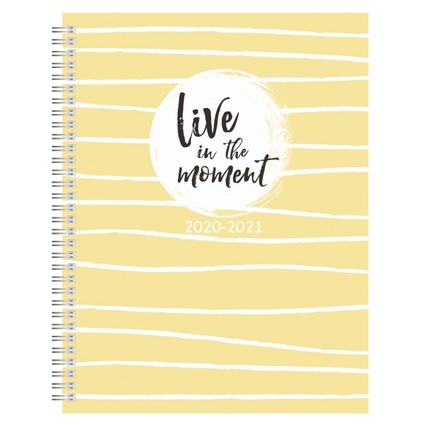 slide 1 of 3, Office Depot Weekly/Monthly Academic Planner, 8-1/2'' X 11'', Wellness, July 2020 To June 2021, 1 ct