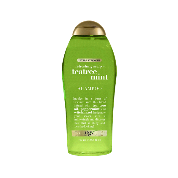 slide 1 of 21, OGX Refreshing Scalp Teatree Mint Shampoo, 25.4 fl oz