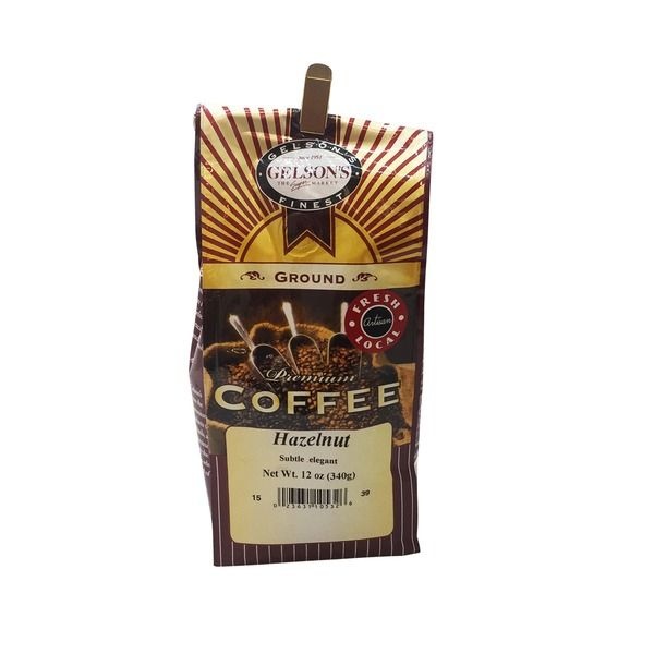 slide 1 of 1, Gelson's Finest Hazlenut Flavored Ground Coffee, 12 oz