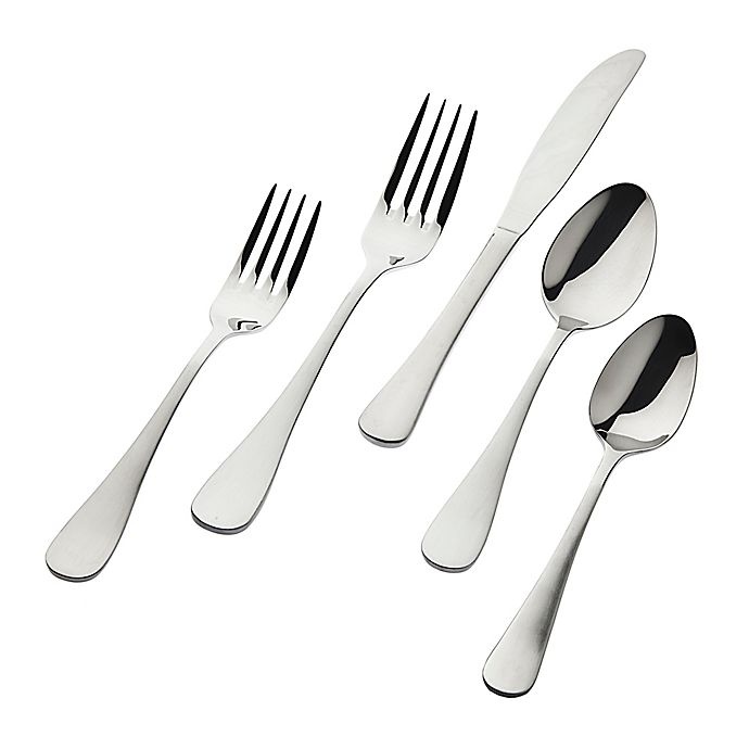 slide 1 of 1, Godinger Atol Brushed Flatware Set, 45 ct