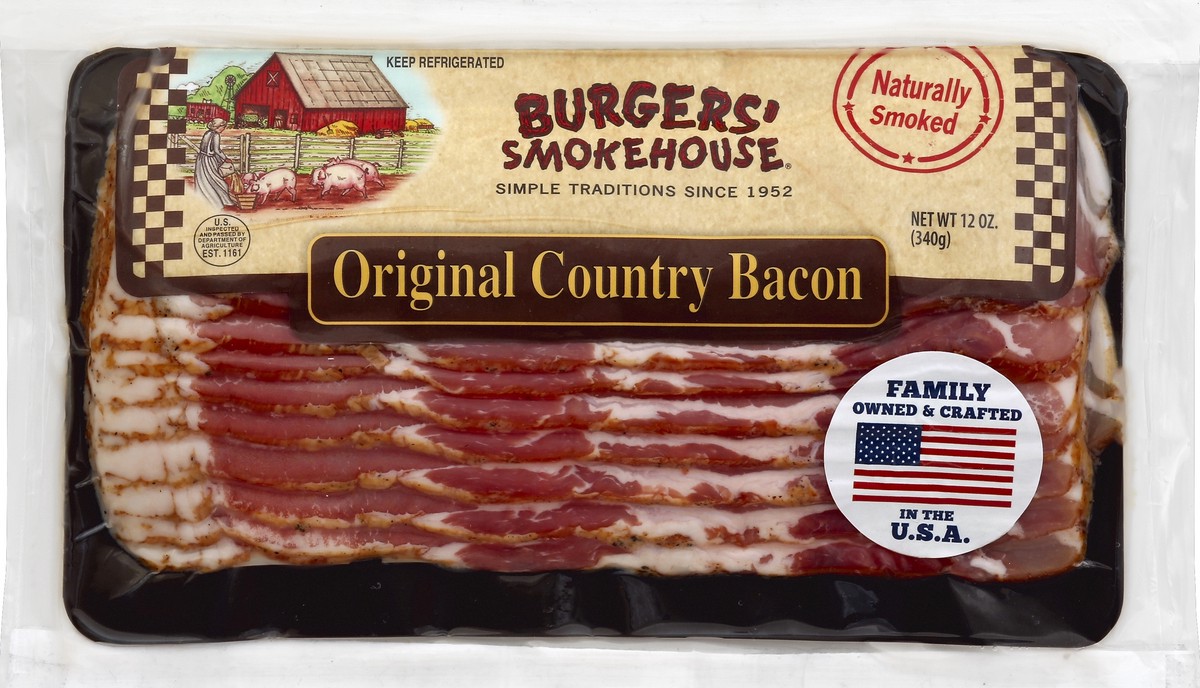 slide 1 of 1, Burgers' Smokehouse Bacon 12 oz, 12 oz