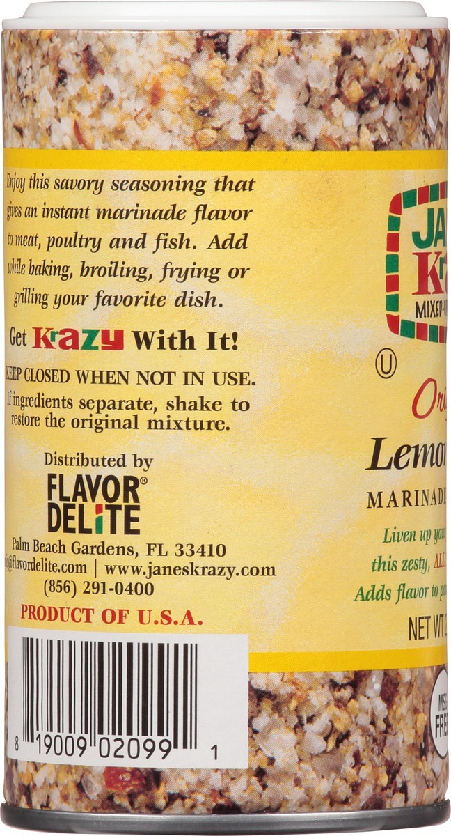 slide 4 of 12, Jane's Krazy Mixed-Up Seasonings Original Lemon Pepper Marinade & Seasoning 2.5 oz, 2.5 oz