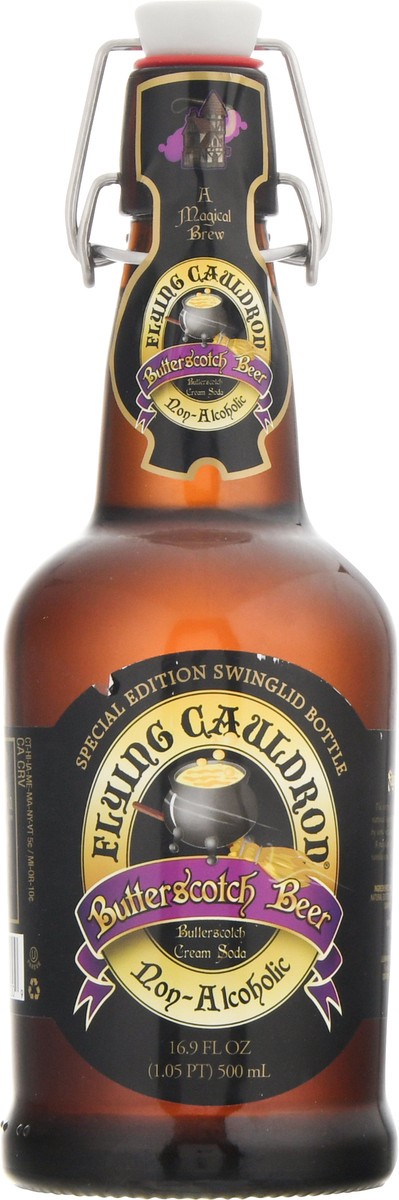 slide 9 of 13, Flying Cauldron Non Alcoholic Butterscotch Beer 16.9 fl oz, 16.9 fl oz
