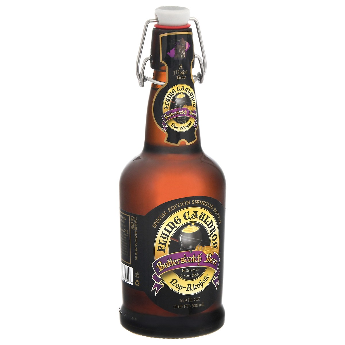 slide 7 of 13, Flying Cauldron Non Alcoholic Butterscotch Beer 16.9 fl oz, 16.9 fl oz
