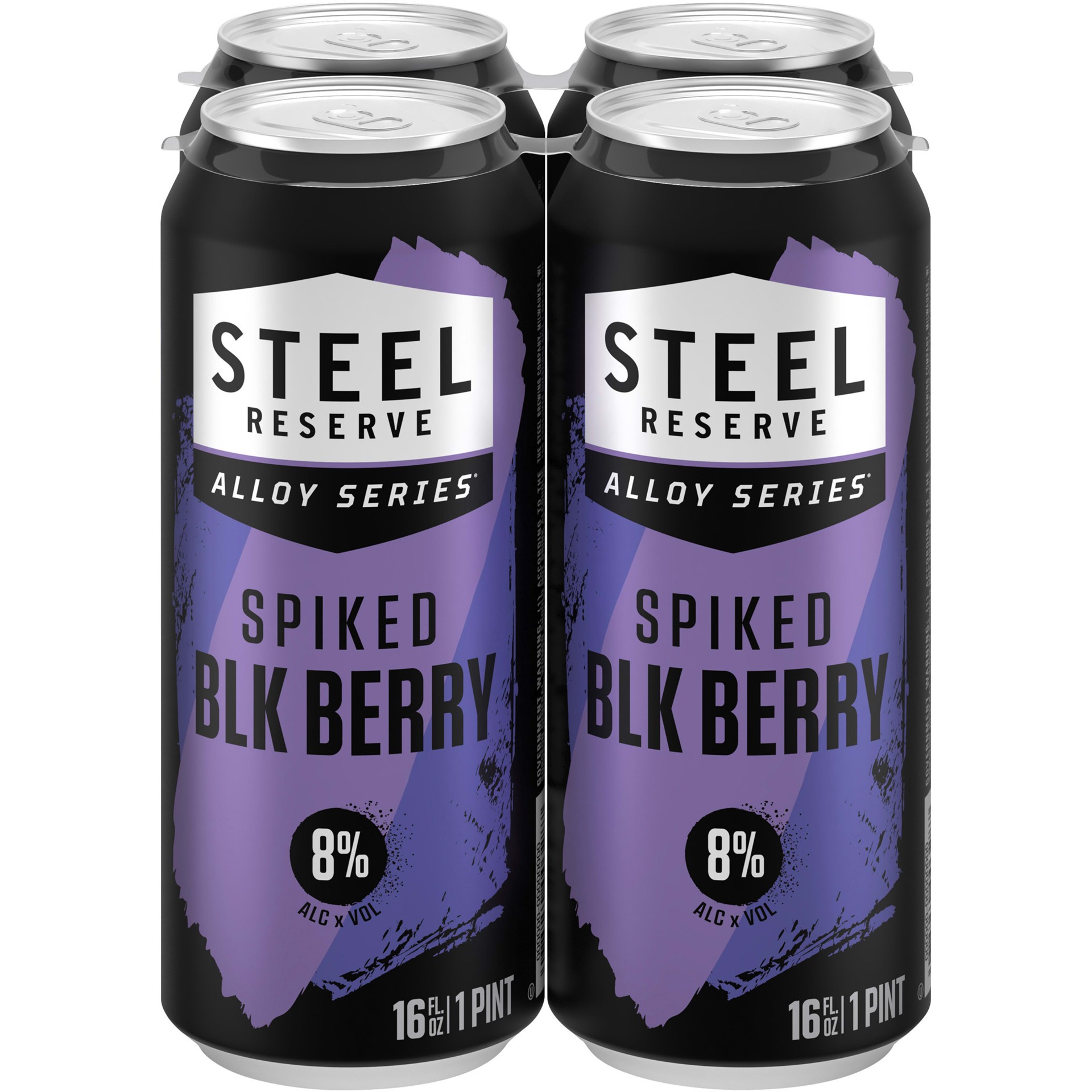 slide 4 of 5, Steel Reserve Beer, 4 ct; 16 fl oz