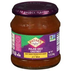 Patak's Original Mild Major Grey Chutney 12 oz