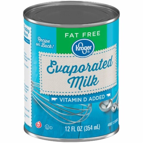 slide 3 of 6, Kroger Evaporated Milk - Fat Free, 12 fl oz