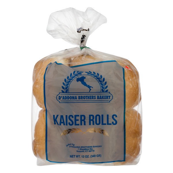 slide 1 of 1, D'Addona Brothers Bakery Kaiser Rolls - 6 ct, 6 ct; 12 oz