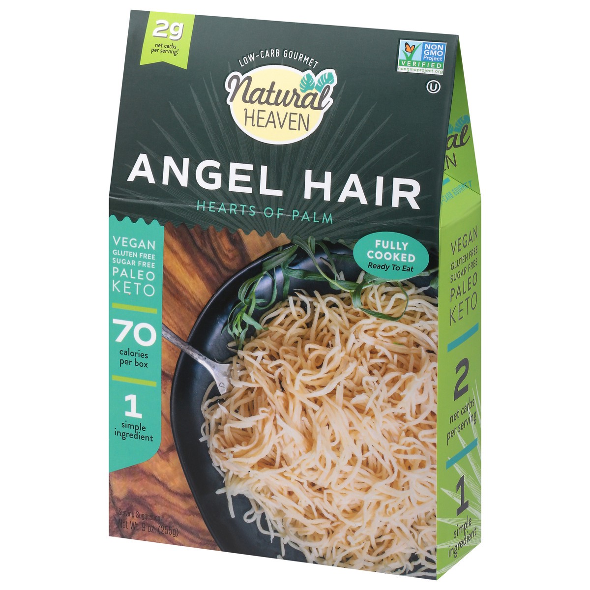 slide 9 of 13, Natural Heaven Angel Hair Hearts Of Palm Noodles - 9 Oz, 9 oz
