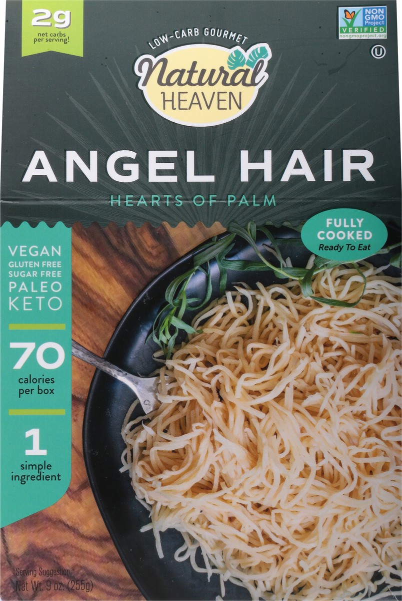 slide 8 of 13, Natural Heaven Angel Hair Hearts Of Palm Noodles - 9 Oz, 9 oz
