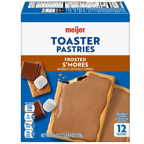 slide 20 of 29, Meijer Smores Frosted Toaster Treats, 12 ct