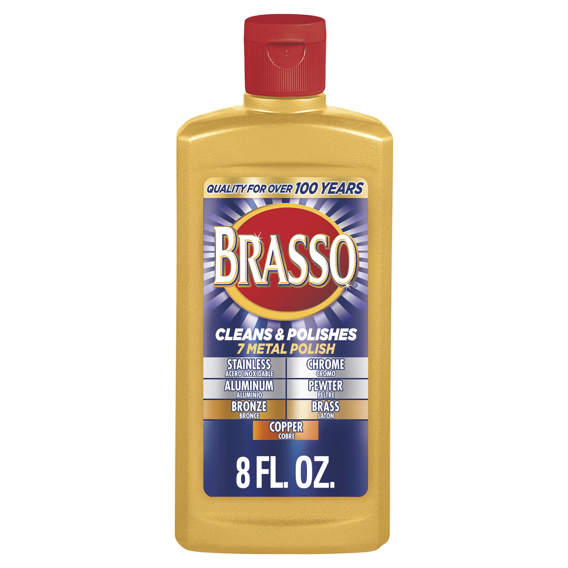 slide 1 of 9, Brasso Metal Polsh, 8 oz