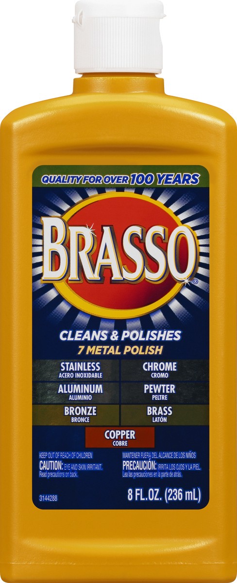 slide 1 of 9, Brasso Metal Polish 8 oz, 8 oz