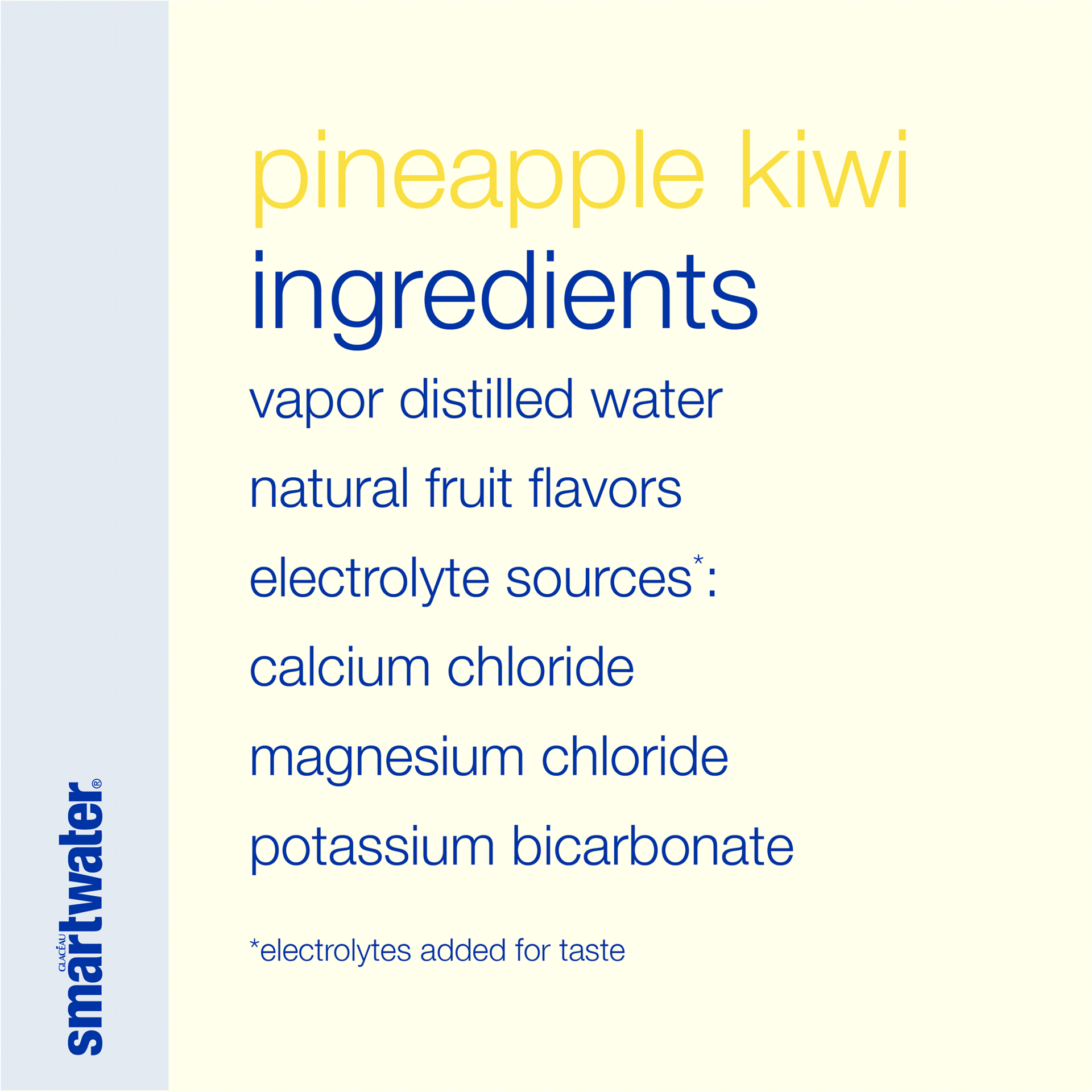 slide 6 of 17, smartwater pineapple kiwi Bottle- 23.7 fl oz, 23.7 fl oz