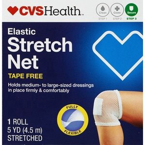 slide 1 of 1, CVS Health Elastic Stretch Net, 1 Roll, 1 ct