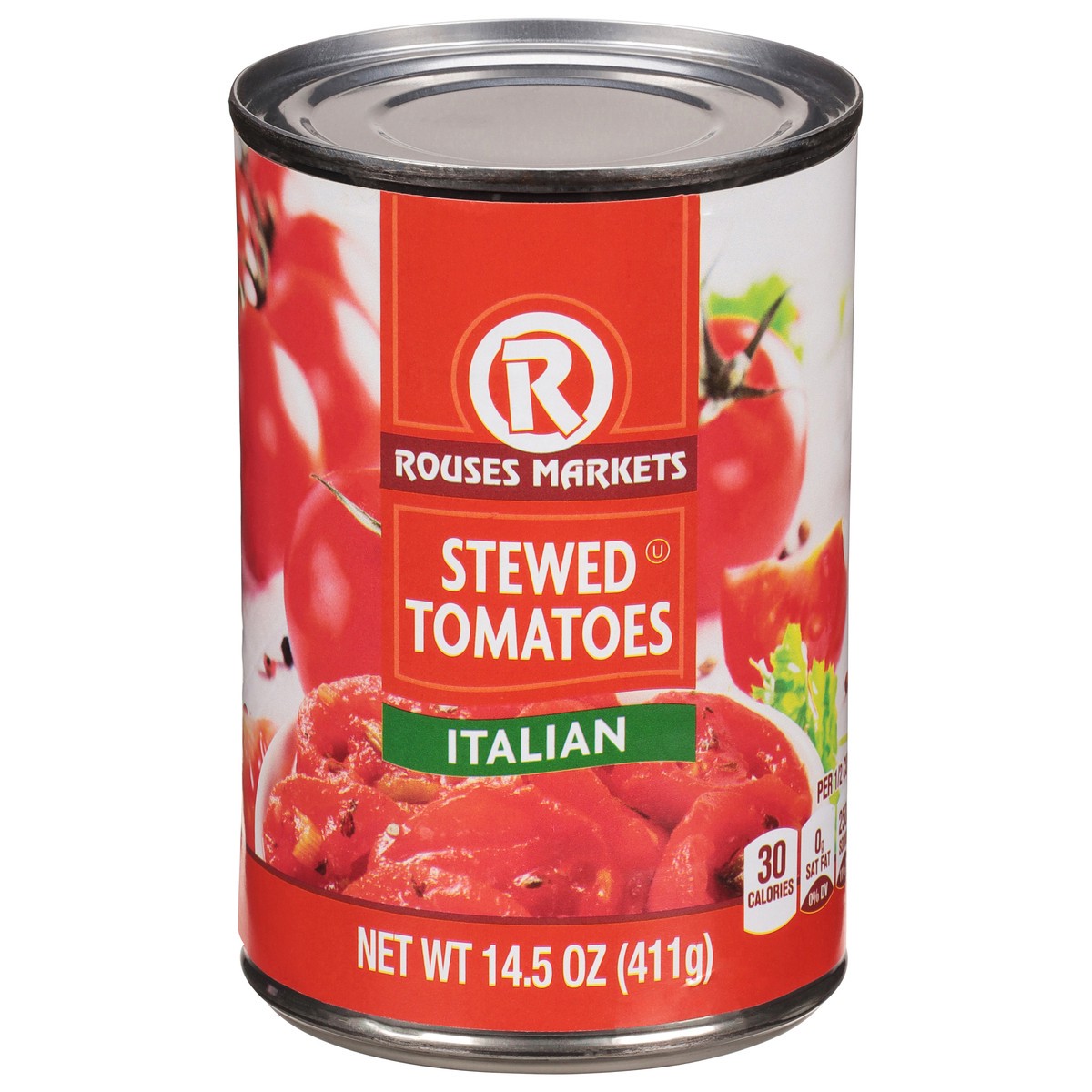 slide 1 of 9, Rouses Markets Italian Stewed Tomatoes 14.5 oz, 14.5 oz