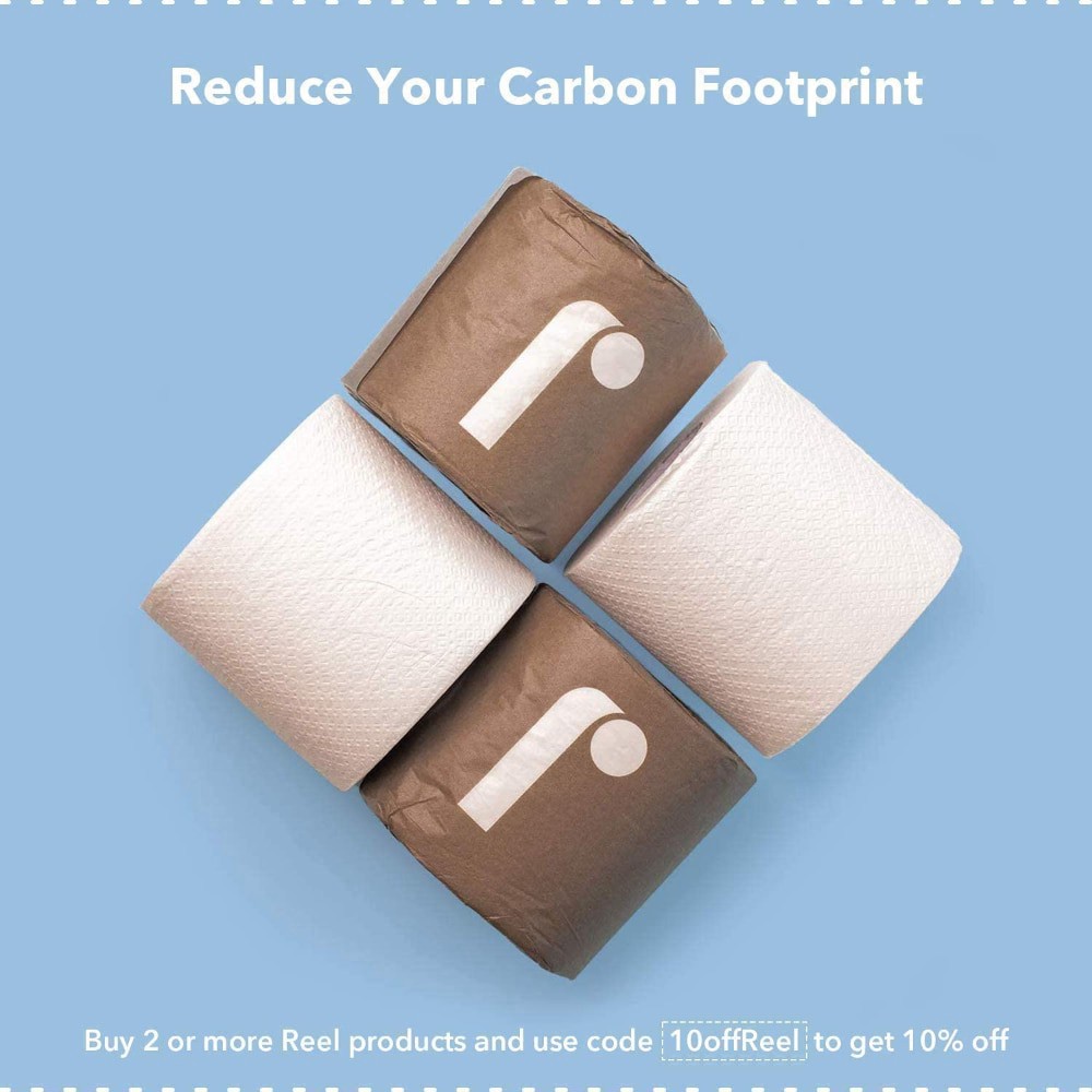 slide 4 of 5, Reel Bamboo Paper Bath Tissue 3 Ply - 12 Count, 12 ct