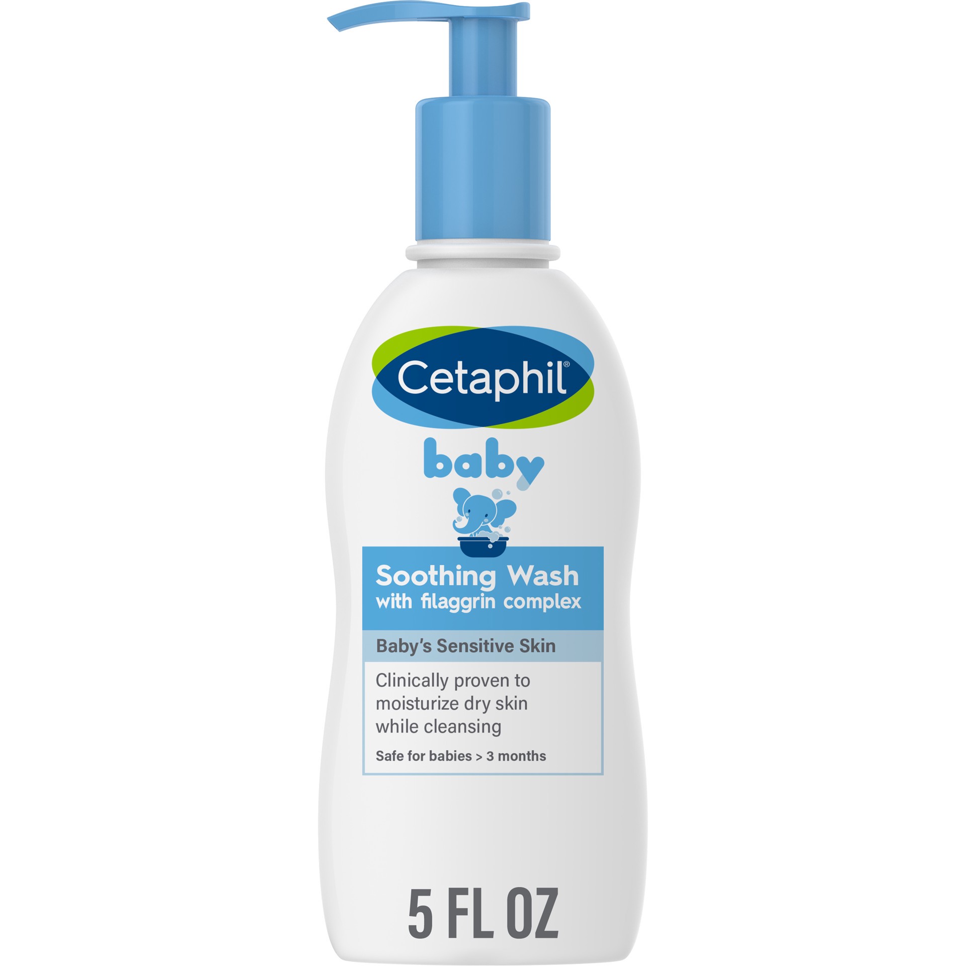 slide 3 of 7, Cetaphil Baby Soothing Wash, 5 oz, 5 oz