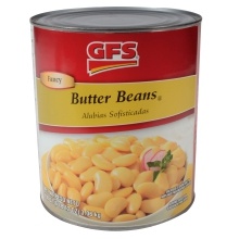 slide 1 of 1, GFS Butter Beans, 110 oz