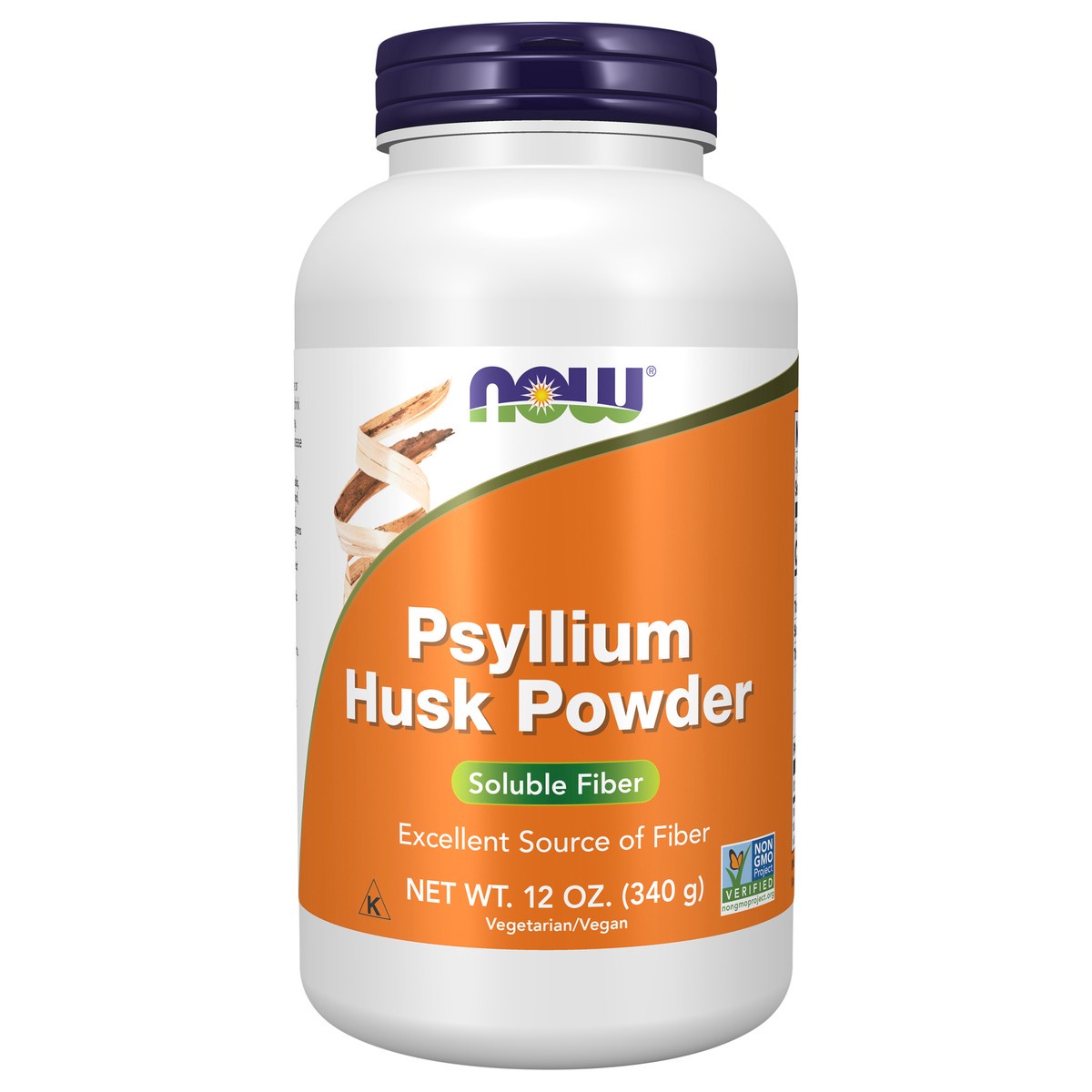 slide 1 of 5, NOW Psyllium Husk Powder Vegetarian - 12 oz., 12 oz