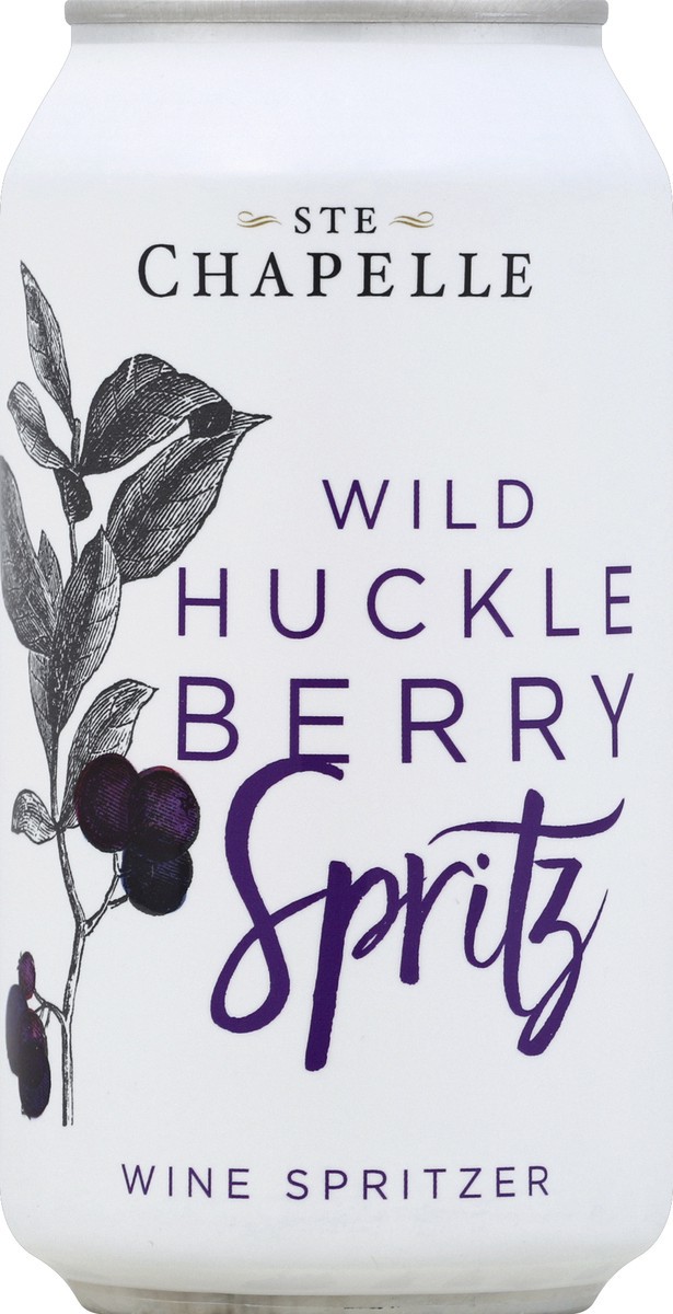 slide 4 of 5, Ste. Chapelle Wild Huckleberry Spritz Wine Spritz Single Can, 375 ml