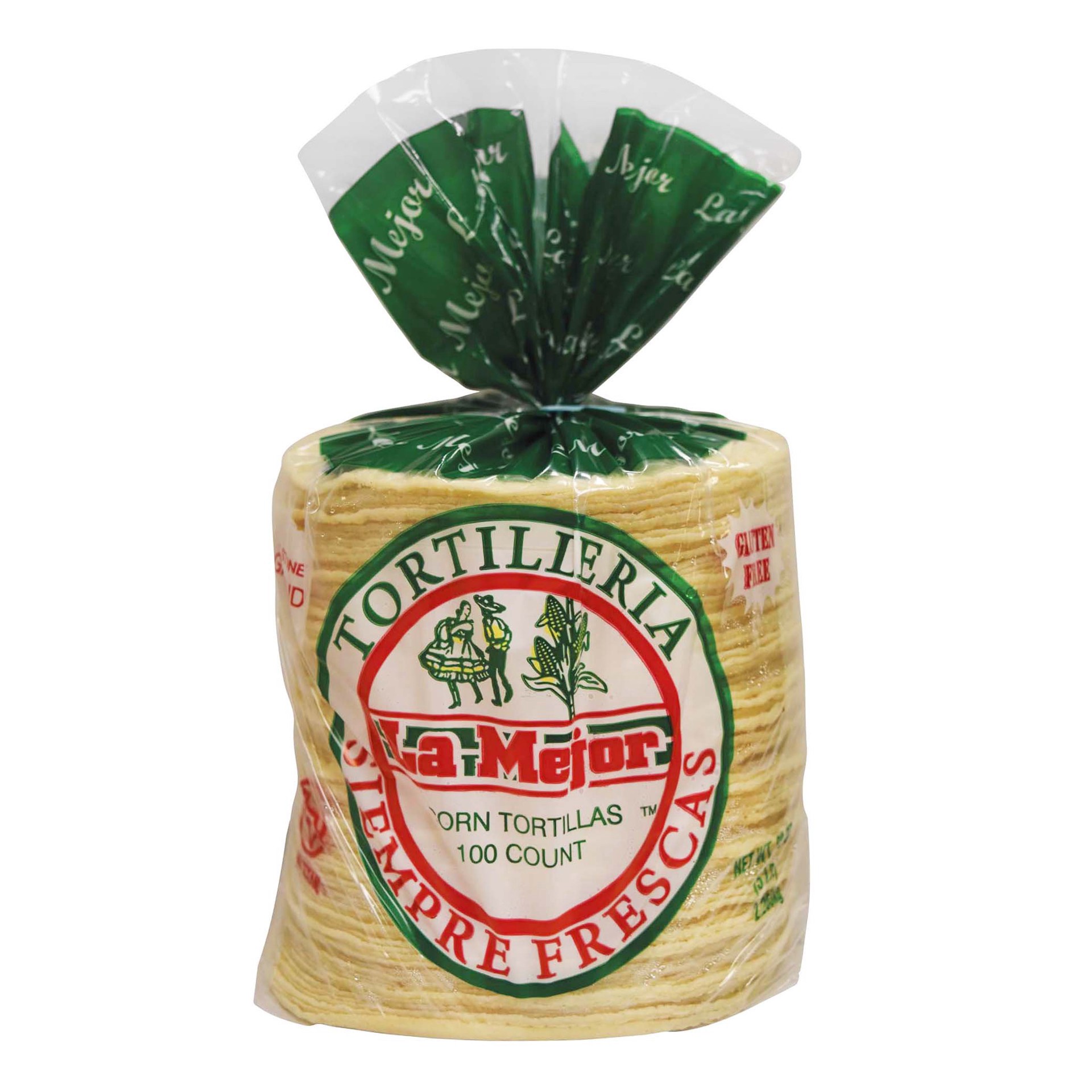 slide 1 of 1, La Mejor White Corn Tortillas, 100 ct; 5 lb