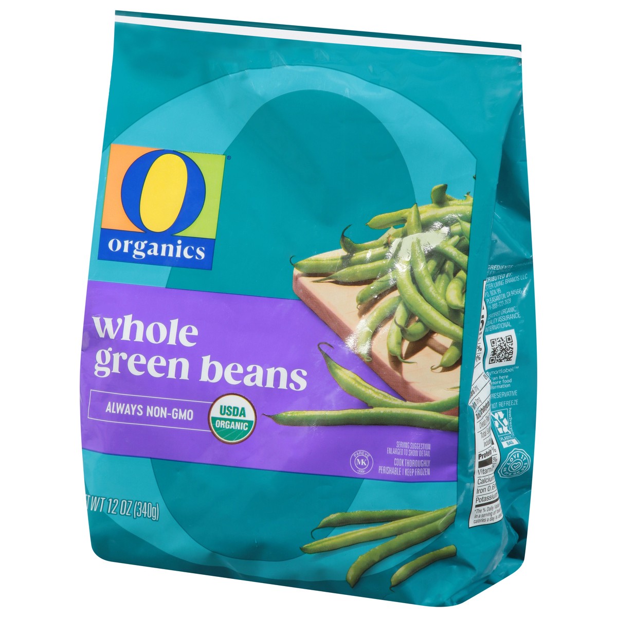 slide 12 of 14, O Organcis Green Beans Whole 12 Oz - 12 OZ, 12 oz