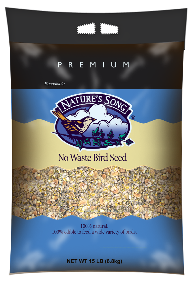 slide 1 of 1, Nature's Song Premium No-Waste Bird Seed, 15 lb