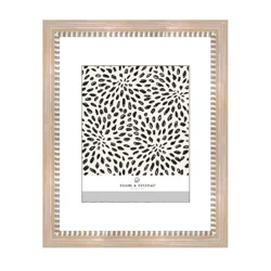 ROOM & RETREAT Room and Retreat Tabletop Beaded Edge Frame Real Wood 8X10