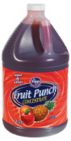 slide 1 of 1, Kroger Fruit Punch Juice Concentrate, 128 fl oz