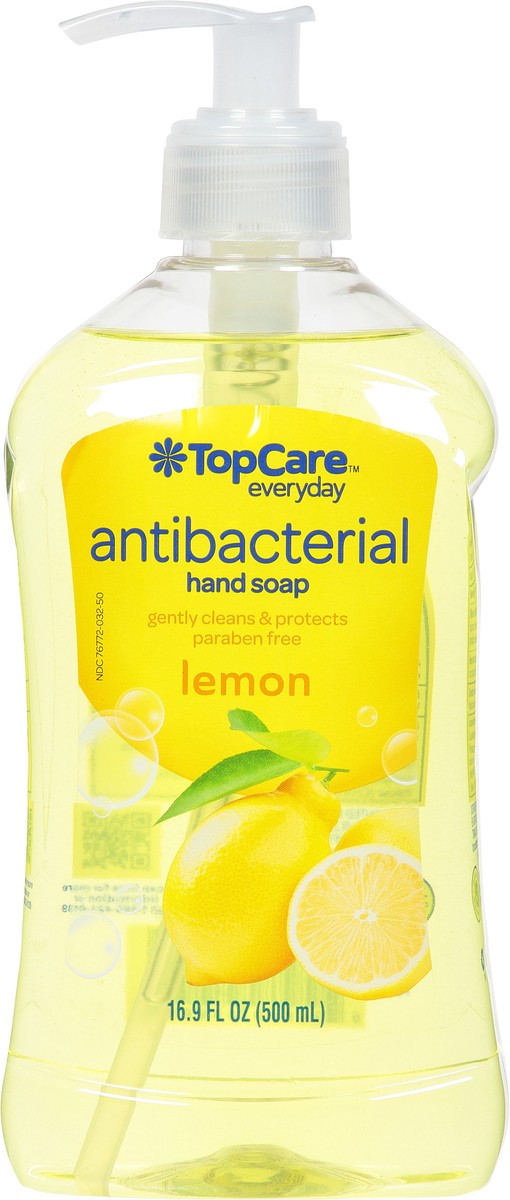 slide 5 of 10, TopCare Everyday Lemon Antibacterial Hand Soap 16.9 fl oz, 