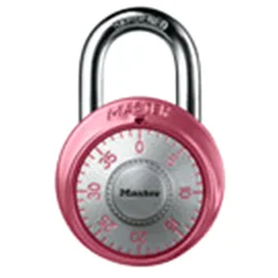 Master Lock Dial Combination Padlock - Pink