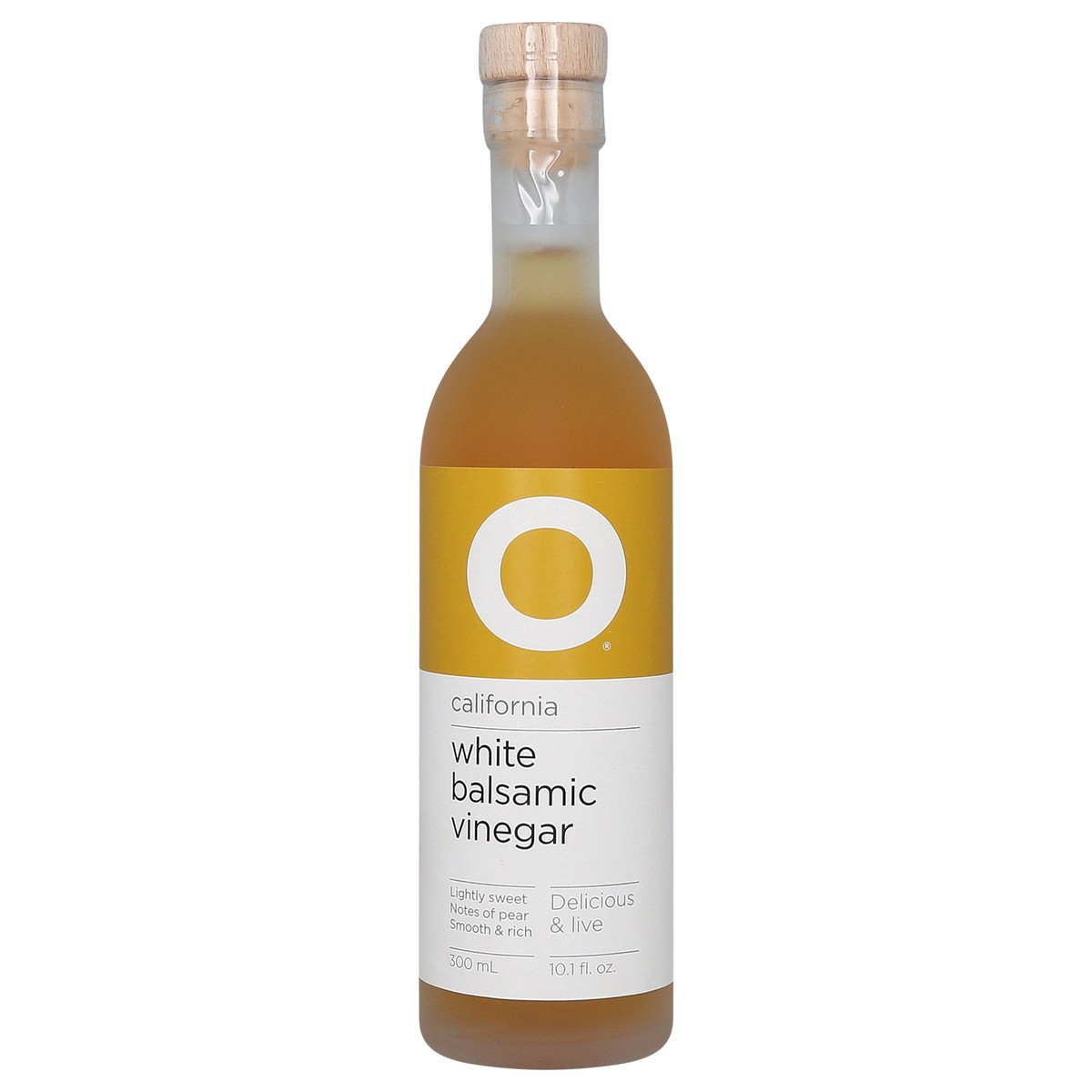 slide 1 of 9, O California White Balsamic Vinegar 300ml (10.1oz) Glass, 10.1 fl oz