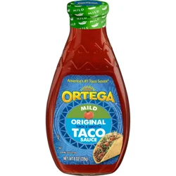 Ortega Original Thick and Smooth Mild Taco Sauce, Kosher- 8 oz