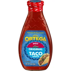 Ortega Hot Thick & Smooth Original Taco Sauce - 8 oz
