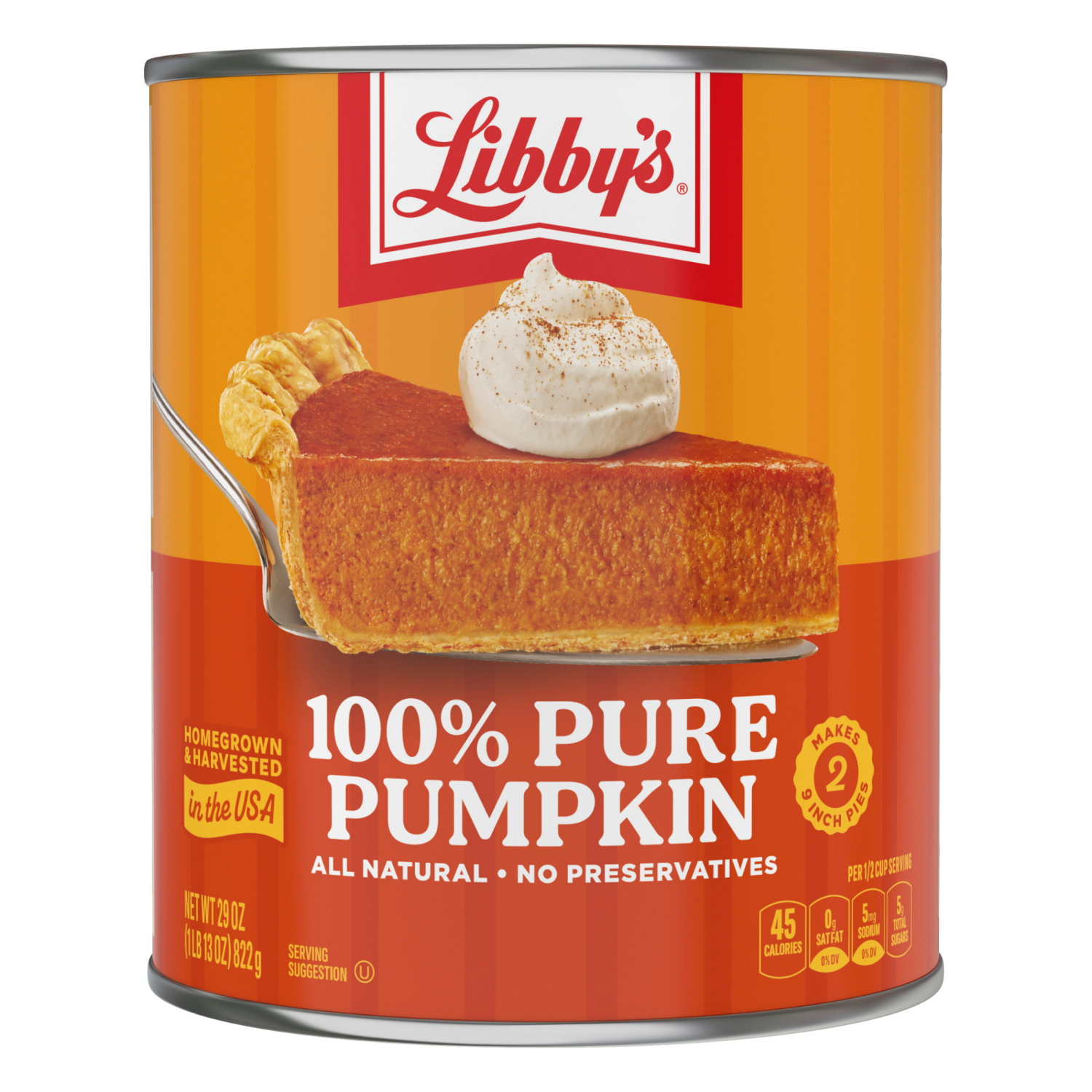 slide 1 of 8, Libby's 100% Pure Canned Pumpkin, 29 oz