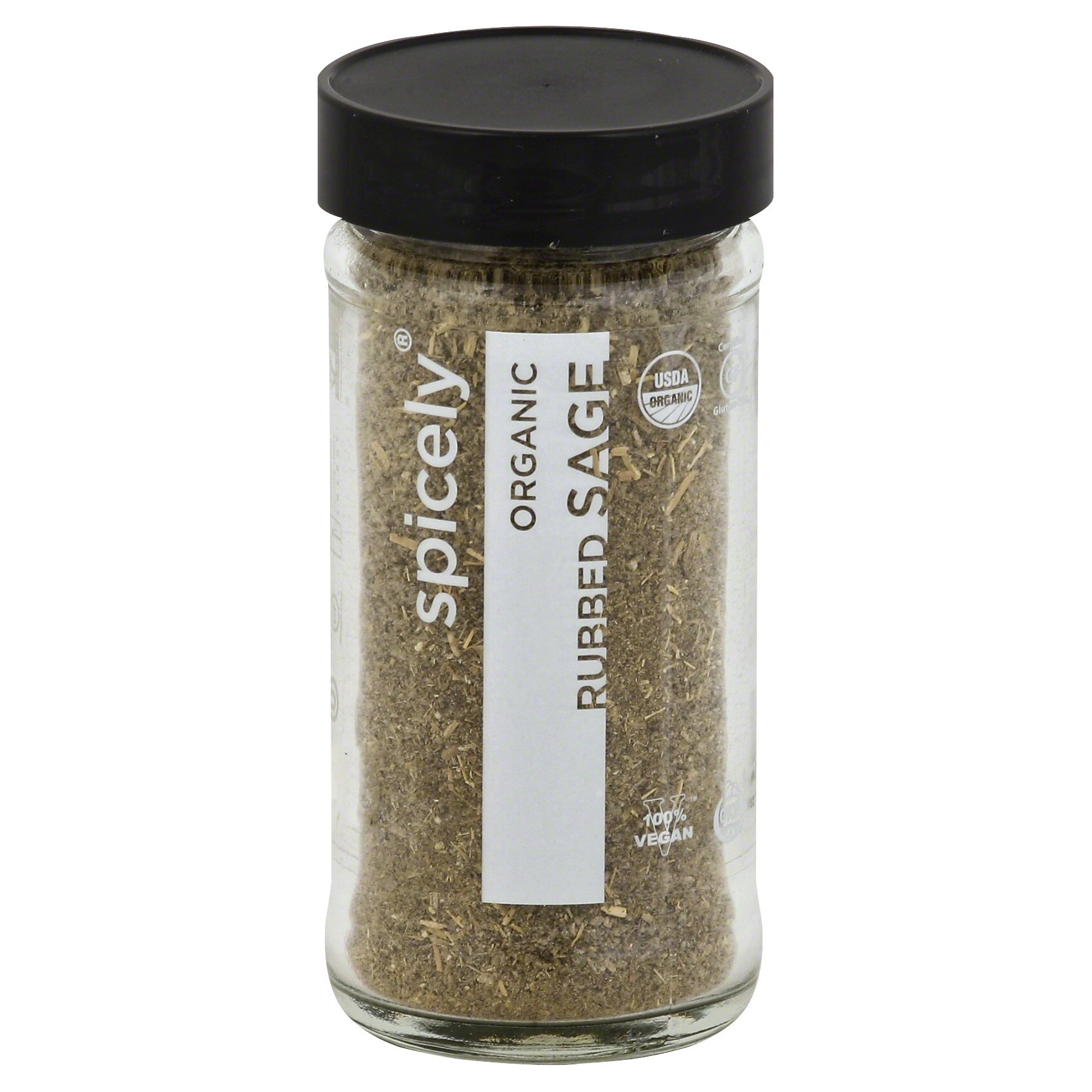 slide 1 of 2, Spicely Organic Spices Sage 0.6 oz, 0.6 oz